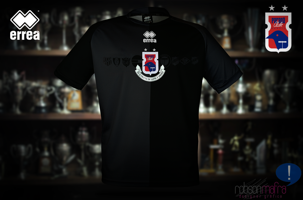 Camisa de Goleiro Paraná Clube produzida pela Erreà Sport em 2014