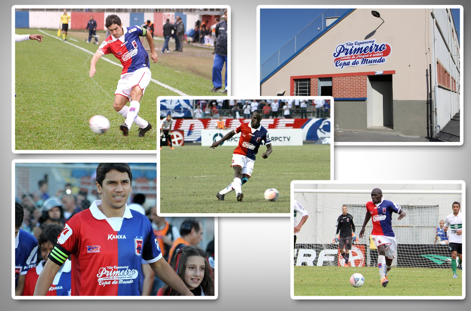 Camisas Paraná Clube com a marca Primeiro estádio a sediar Copa do Mundo